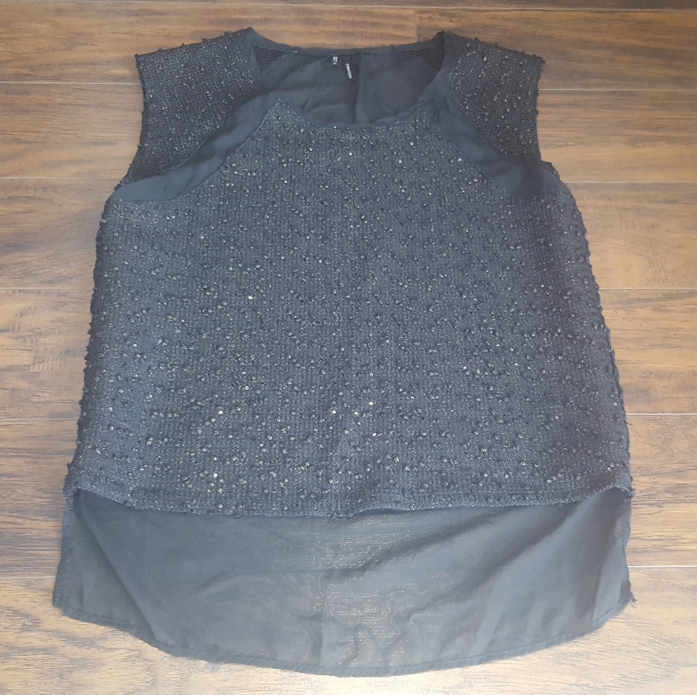 Maurices Black Textured Dress Shirt